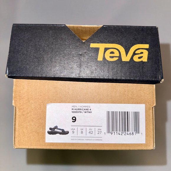 BRAND NEW - Teva Men\'s Hurricane 4 - Wavy Trail Navy - Size 9 NWT main image 2